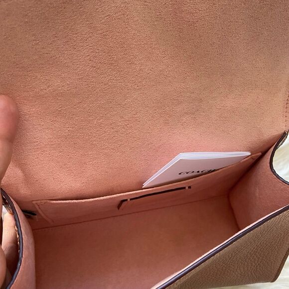 Coach Snake Embossed Trim Pepper Satchel - Picture 10 of 11